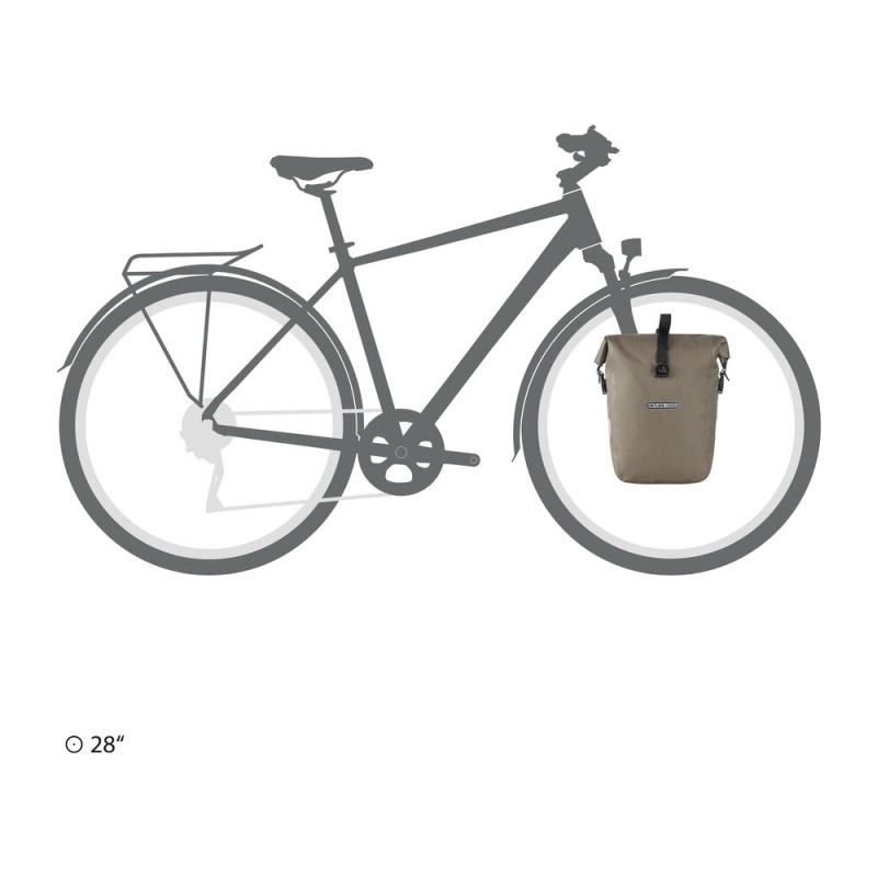 Torba na widelec Ortlieb Gravel-pack QL3.1 brązowa
