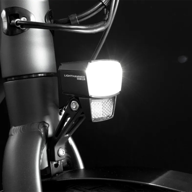 Lampka przednia Trelock LS 805-T Lighthammer dynamo