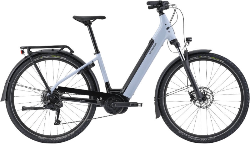 Rower elektryczny Cannondale Mavaro Neo 5 Monotube błękitny