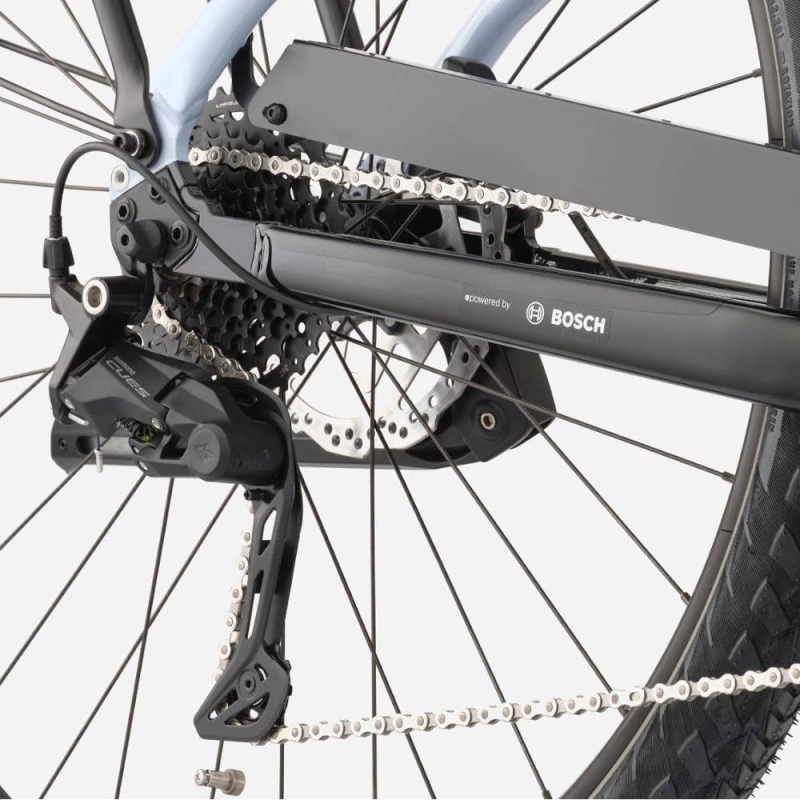 Rower elektryczny Cannondale Mavaro Neo 5 Monotube błękitny