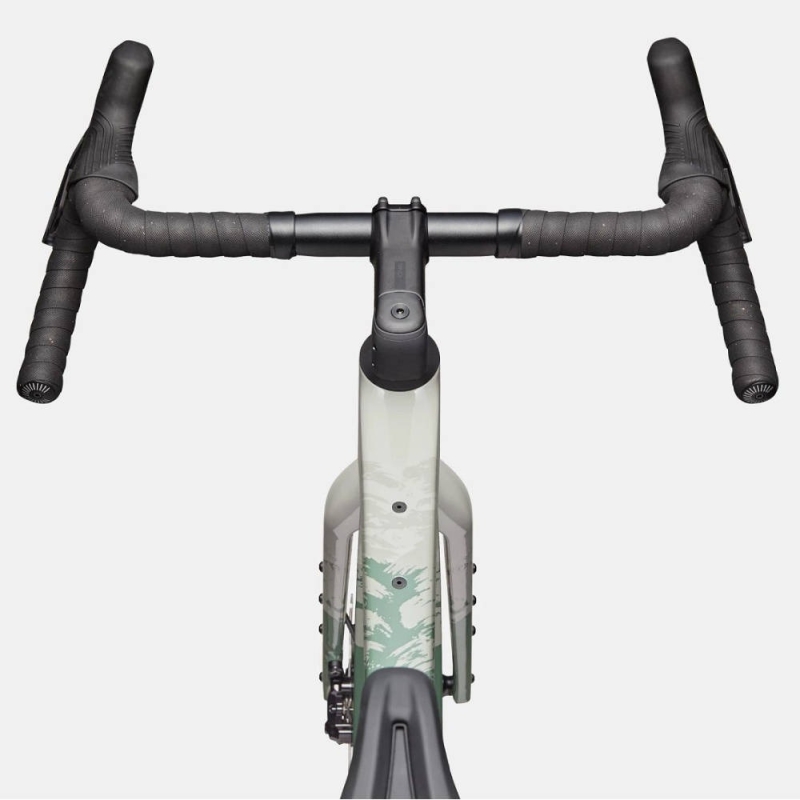 Rower gravel Cannondale Topstone Carbon 2 GRX 2x12 szaro-zielony