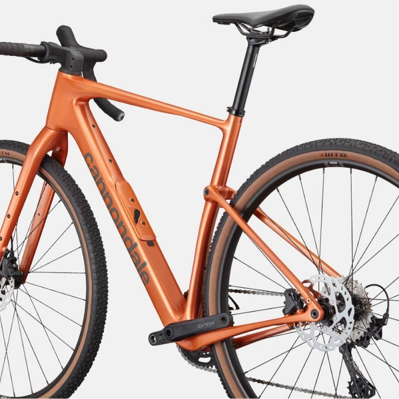 Rower gravel Cannondale Topstone Carbon 3 GRX 2x12 pomarańczowy