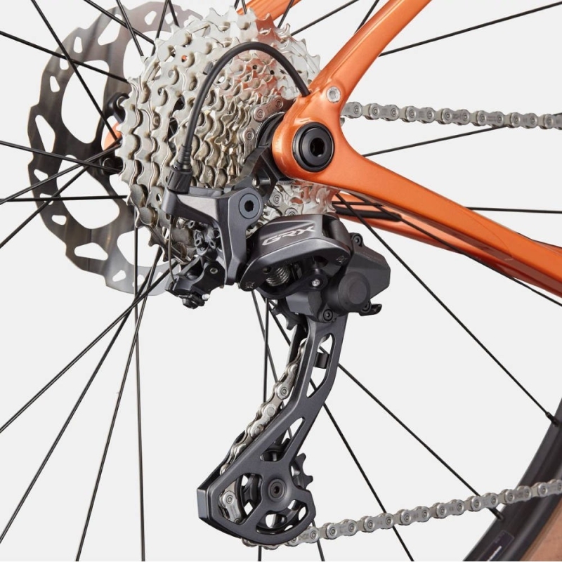 Rower gravel Cannondale Topstone Carbon 3 GRX 2x12 pomarańczowy