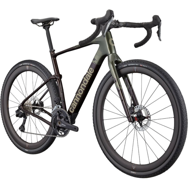 Rower gravel Cannondale Topstone Carbon LTD Di2 czarno-zielony