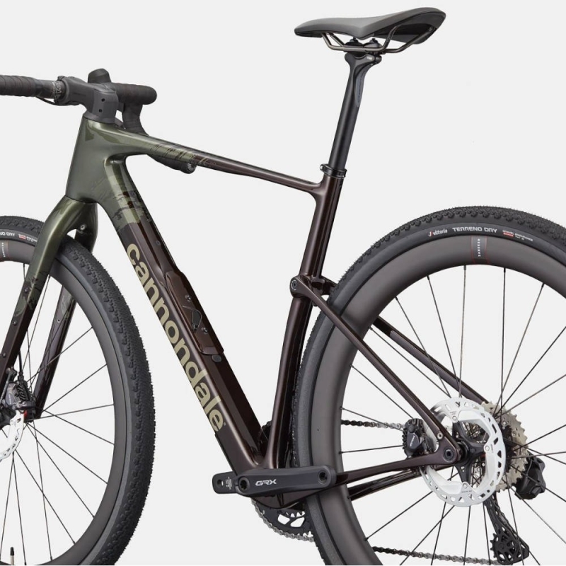 Rower gravel Cannondale Topstone Carbon LTD Di2 czarno-zielony