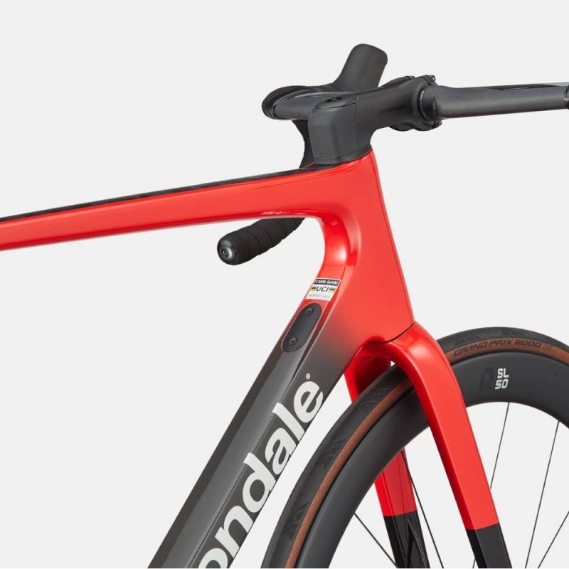 Rower szosowy Cannondale SuperSix EVO Hi-Mod 2 czerwono-czarny