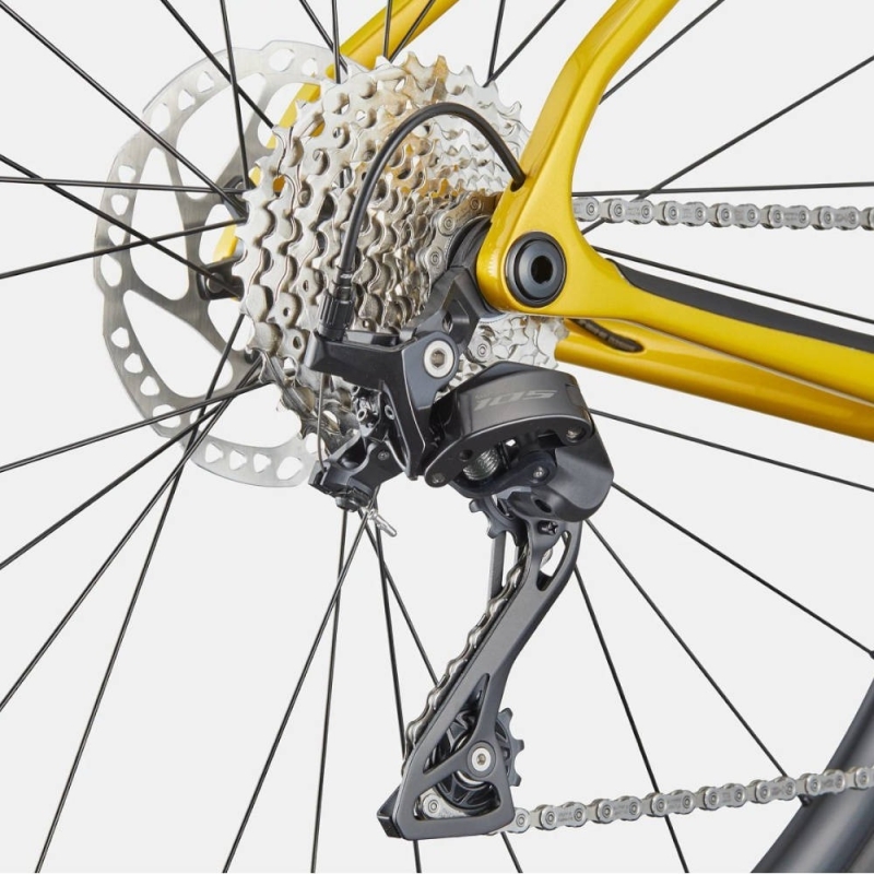 Rower szosowy Cannondale Synapse Carbon 5 żółty