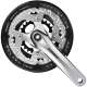 Mechanizm korbowy Shimano FC-T4010 Octalink srebrny