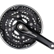 Mechanizm korbowy Shimano Deore FC-M610 czarny