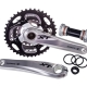Mechanizm korbowy Shimano Deore XT FC-M782 srebrny