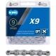 Łańcuch KMC X9 EPT srebrny