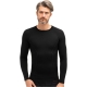 Koszulka z długim rękawem Brubeck Active Wool czarna