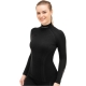 Bluza damska z długim rękawem Brubeck Extreme Wool czarna