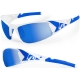 Okulary rowerowe Accent Jackal biało-niebieskie