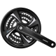 Mechanizm korbowy Shimano Tourney TX FC-TX801 czarny