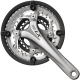 Mechanizm korbowy Shimano Deore LX FC-T671 srebrny