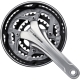 Mechanizm korbowy Shimano Deore FC-T611 srebrny