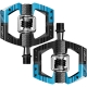 Pedały rowerowe Crank Brothers Mallet E LS czarno-niebieskie
