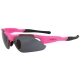 Okulary rowerowe Rogelli Raptor różowe + 3 pary soczewek