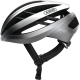 Kask rowerowy Abus Aventor srebrny