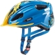 Kask rowerowy Uvex Quatro Junior niebiesko-żółty