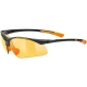 Okulary rowerowe Uvex Sportstyle 223 czarno-pomarańczowe