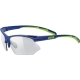 Okulary rowerowe Uvex Sportstyle 802 V niebiesko-zielone