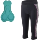 Spodenki rowerowe 3/4 damskie Rogelli Carou 3.0 czarne