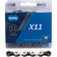 Łańcuch KMC X11 srebrny-czarny