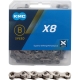Łańcuch KMC X8 srebrny
