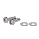 SRAM T25 Śruby stalowe do adapterów hamulców tarczowych 2 sztuki - 17mm