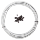 Pancerz linki hamulca Jagwire CEX CGX-SL srebrny (10 m)