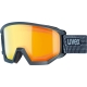 Gogle narciarskie Uvex Athletic FM czarno-pomarańczowe