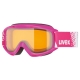 Gogle narciarskie Uvex Slider LGL różowo-białe