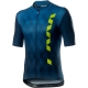 Koszulka rowerowa Castelli Fuori niebieska