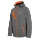 Kurtka Viking Man Robin Softshell szaro-pomarańczowa
