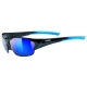Okulary Uvex Blaze III 2.0 czarno-niebieskie + wymienne szkła