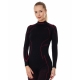 Bluza motocyklowa damska Brubeck Cooler czarno-amarantowa