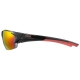 Okulary Uvex Blaze III 2.0 czarno czerwone + wymienne szkła