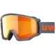 Gogle narciarskie Uvex Athletic FM szaro-pomarańczowe