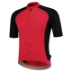 Koszulka rowerowa Rogelli Ray czarno-czerwona