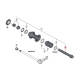 Oś piasty tylnej Shimano FH-M9020/10