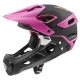 Kask rowerowy Fullface Uvex Jakkyl HDE 2.0 czarno-różowy