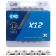 Łańcuch KMC X12 srebrny