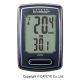 Licznik rowerowy bezprzewodowy Cateye Velo Wireless+ CC-VT235W czarny