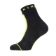 Skarpety wodoodporne SealSkinz All Weather Short Hydrostop czarno-żółte