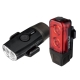 Zestaw lampek rowerowych Topeak PowerLux USB Combo