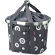 Koszyk na rower KlickFix Bikebasket Bubbles Anthracite