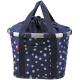 Koszyk na rower KlickFix Bikebasket Mixed Dots Blue