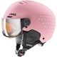 Kask narciarski Uvex Rocket Jr Visor różowy